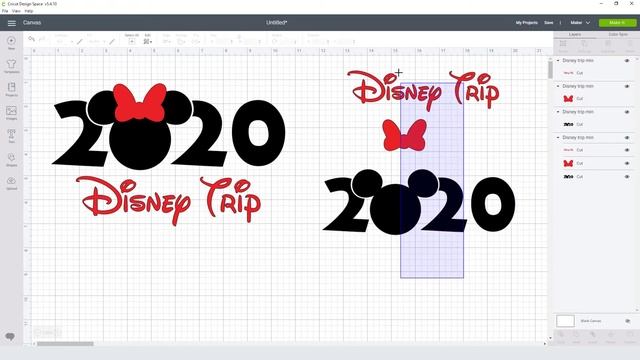 Disney Trip Minnie Svg Free Cut File for Cricut смотреть онлайн