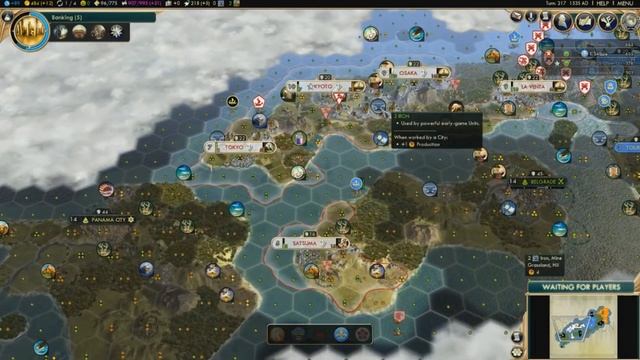 Let's Play Civ 5: Brave New World Multiplayer (Japan) Part 8-(Sit and Wait) смотреть онлайн