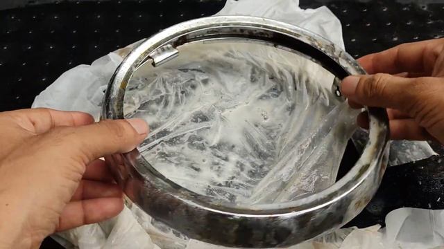 Rust Remove Motorcycle Steel Parts / How to Nickel Polish Step By Step смотреть онлайн