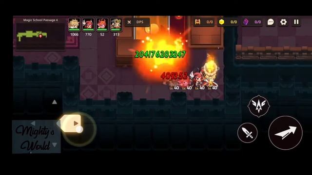 Guardian tales - Magic school passage 4. смотреть онлайн