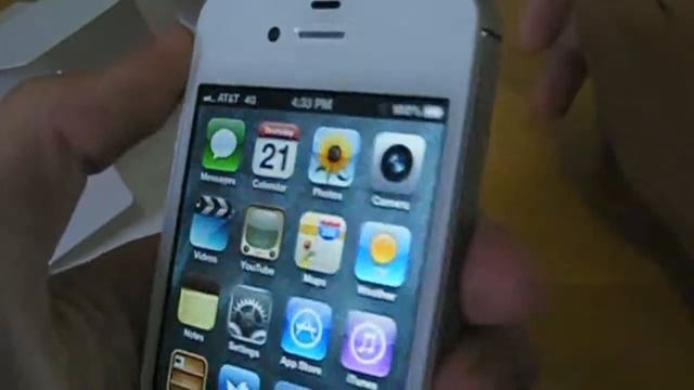 White iPhone 4S Unboxing смотреть онлайн