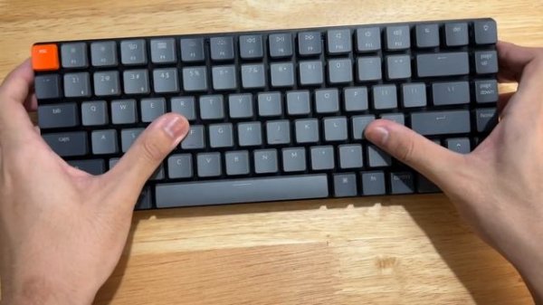 Keychron K3 V2 Unboxing + Typing Test (Blue Switches, Mechanical, White Backlit)