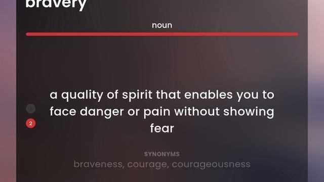 Bravery • definition of BRAVERY смотреть онлайн