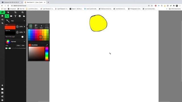 Create a Color Wheel in Chrome Sketchpad 5.1 смотреть онлайн