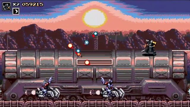 Blazing Chrome #1 Меха-ниндзя-шиноби выходит на охоту. смотреть онлайн
