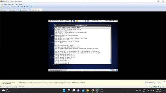 Lab5 Phân Vùng Đĩa Cứng Trên Hệ Điều Hành Linux centOS Và Hệ Điều Hành Windows смотреть онлайн