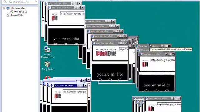 You are an idiot on Windows 98 смотреть онлайн