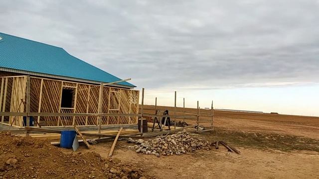 Өте тез салынатын үй,Каркасный дом 11*12. смотреть онлайн