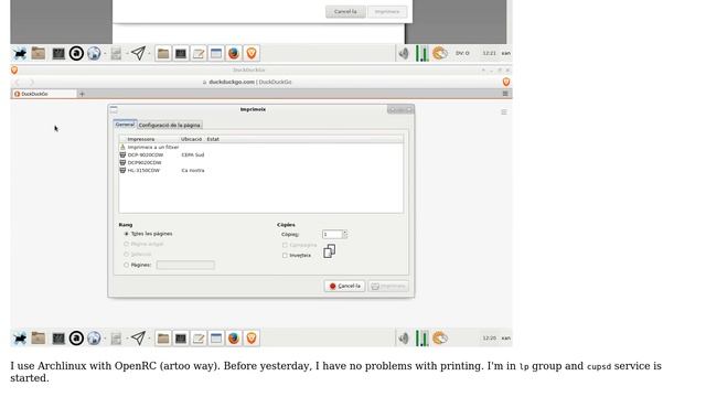 Unix & Linux: CUPS does not show me printers except with brave browser смотреть онлайн