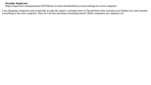 Changing Computers - Transfering email in Thunderbird смотреть онлайн