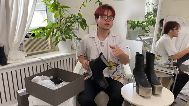 + Rick Owens Kiss Boots + Makasy