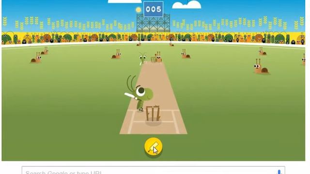 Google Cricket game for ICC Champions Trophy 2017 смотреть онлайн