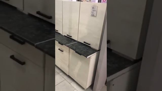 1. кухня Крафт 150см, белый бетон