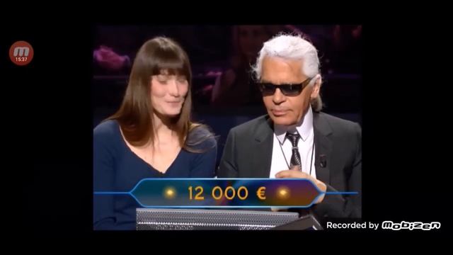 Qui veut gagner des millions ? Carla Bruni et Karl Lagerfeld 25/05/2004 смотреть онлайн