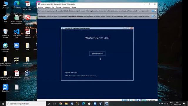 Como convertir Windows server 2019 en virtualnox смотреть онлайн