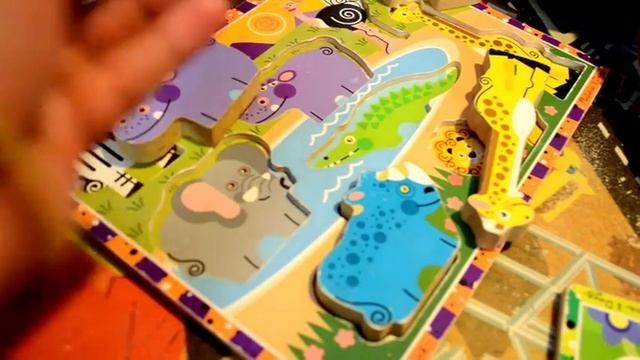 Lets Learn Safari Wild Zoo Animals with Puzzle Preschool learning fun смотреть онлайн