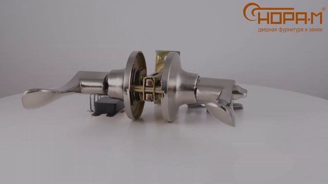 Ручки с защелкой ЗВ3-03 фиксатор ECO, цвет - матовый никель смотреть онлайн