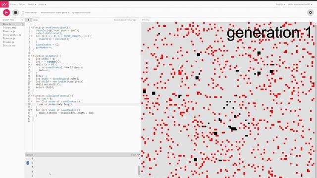 Neuroevolution Snake Game смотреть онлайн