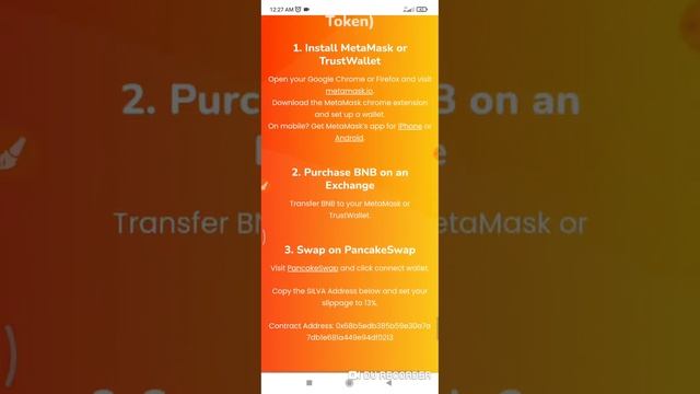 How To Buy/Sell Silva Token (SILVA) on Trust Wallet 💰| How To Buy/Sell (SILVA) Token on pancakeswap смотреть онлайн