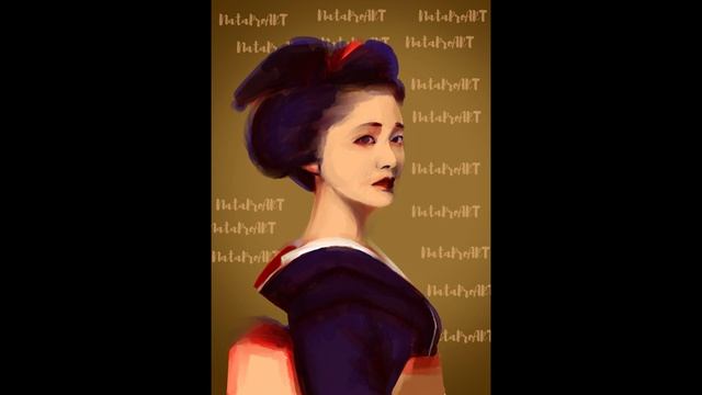 Последняя японка января. Спидпейнт диджитал. Speedpaint digitalart. Timelapse. смотреть онлайн