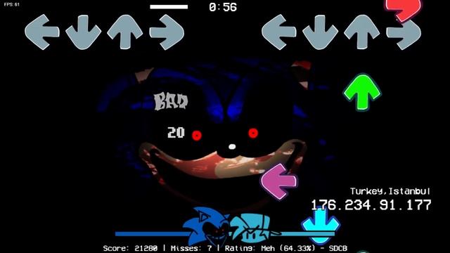FNF Sonic EXE Has Your IP Address Enhanced Friday Night Funkin' Google Chrome 2022 10 07 21 30 смотреть онлайн