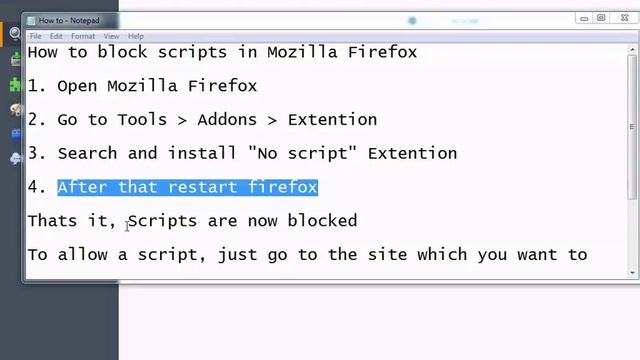 How to block scripts in Mozilla Firefox смотреть онлайн