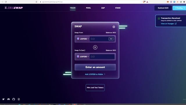 JediSwap Testnet Guide смотреть онлайн