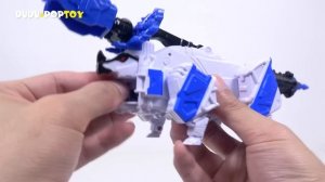 Return of Legend! Power Rangers Dino Charge Brave part.1 - White vs Red - DuDuPopTOY