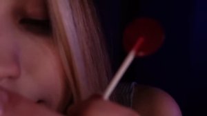 ASMR Lollipop Licking, Mouth Sounds, Inaudible Whispers, Personal Attention, etc. 🥰