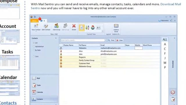 Contacts for mailsentro email client смотреть онлайн