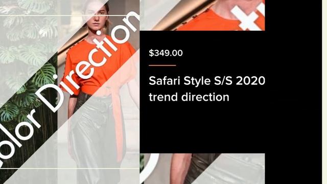 Safari Style S S 2020 women's fashion trend direction смотреть онлайн