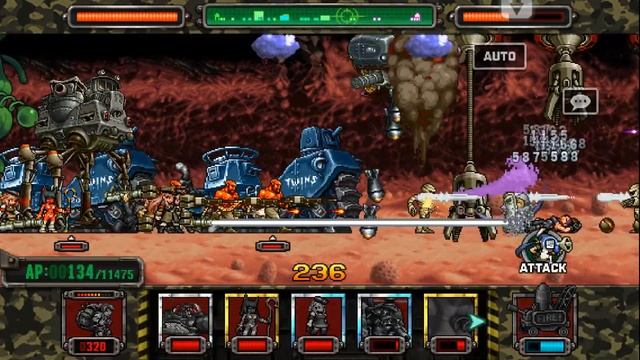[HD]Metal slug ATTACK. ONLINE! ANTI DOCTOR Deck (2 vs 2)!!! (2.10.0 ver) смотреть онлайн