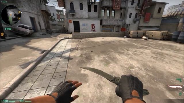 Counter Strike : Global Offensive - Flip Knife Safari Mesh - FT MW Look смотреть онлайн