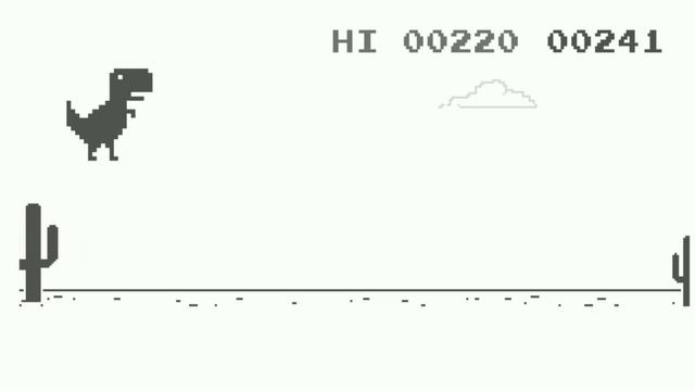 Game play dino google Chrome - Terbaru смотреть онлайн