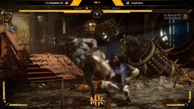 MK11 Pro Kompetition: ECT 2019 NinjaKilla Vs Coach Steve (Pools) смотреть онлайн