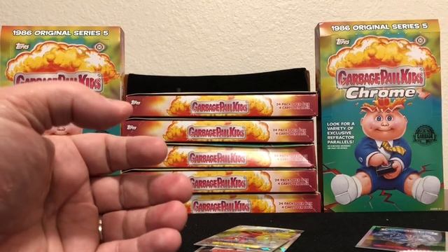 Garbage Pail Kids Chrome Series 5 Blaster Box Opening (Aqua Prism) смотреть онлайн