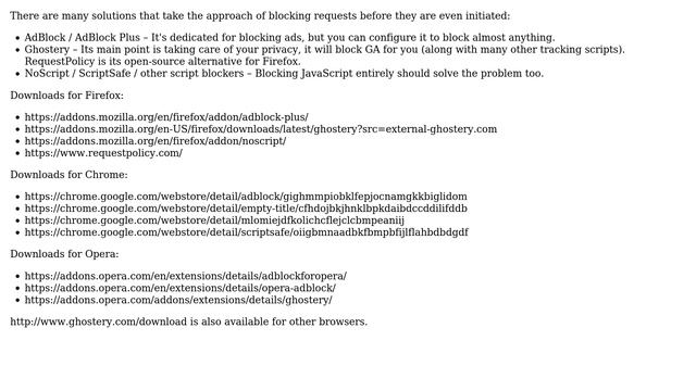 Tired of waiting for www.google-analytics.com -- can a browser setting "opt me out"? смотреть онлайн
