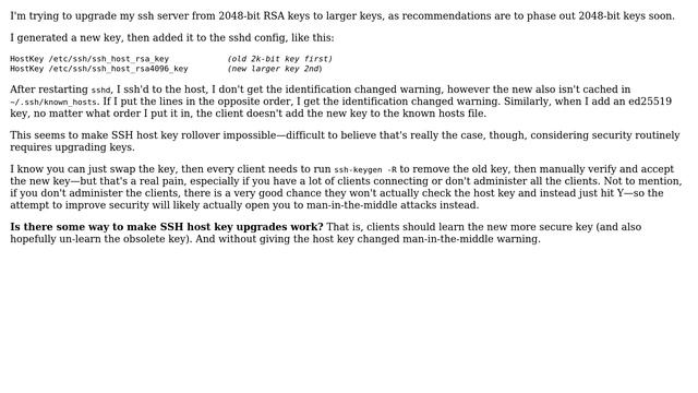 Unix & Linux: How to roll over ssh host keys? смотреть онлайн