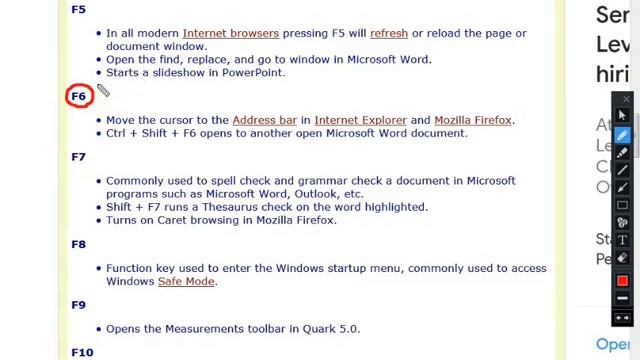 Keyboard F1 to F12 function key смотреть онлайн