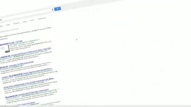 Google Tricks - Do a Barrel Roll смотреть онлайн