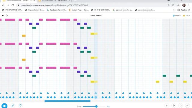 Chrome music lab Song maker Way Back Then From Squid Game смотреть онлайн