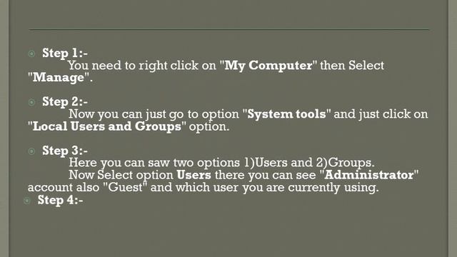 How to unable Administrator account in Windows 7 for more security смотреть онлайн