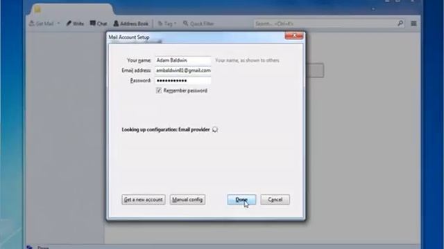 Configure an Email address in Mozilla Thunderbird in Windows 7 смотреть онлайн