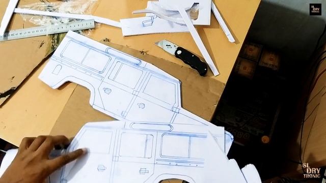 RC Landrover Defender | How to Drawing & Cutting | easy make | part 01 | dry tronic смотреть онлайн