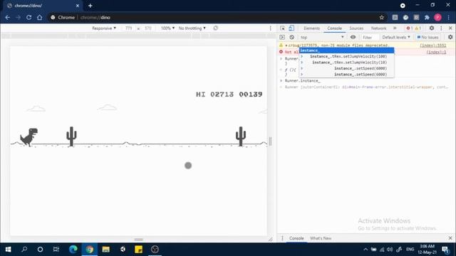 Hack Google Chrome Dino Game for Unlimited Score | Hack Dino Game смотреть онлайн