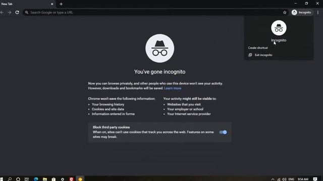 How to create Desktop Shortcut for Google Chrome Incognito mode смотреть онлайн