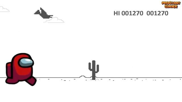 Chrome Dino Game ( Among Us Version ) | Dino T-Rex смотреть онлайн