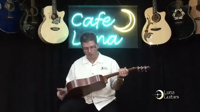 Spotlight Luna Safari Muse Travel Guitar available at Neal's Music смотреть онлайн