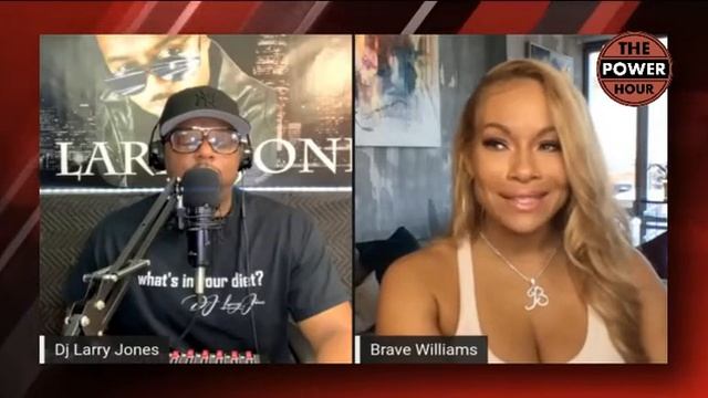 Singer/Actress Brave Williams on The Power Hour with Dj Larry Jones смотреть онлайн