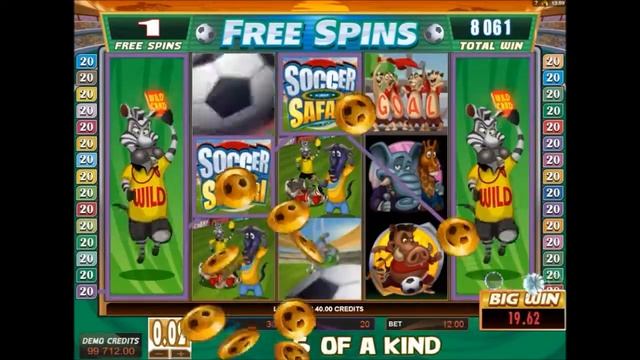 Soccer Safari free spins and BIG WIN смотреть онлайн